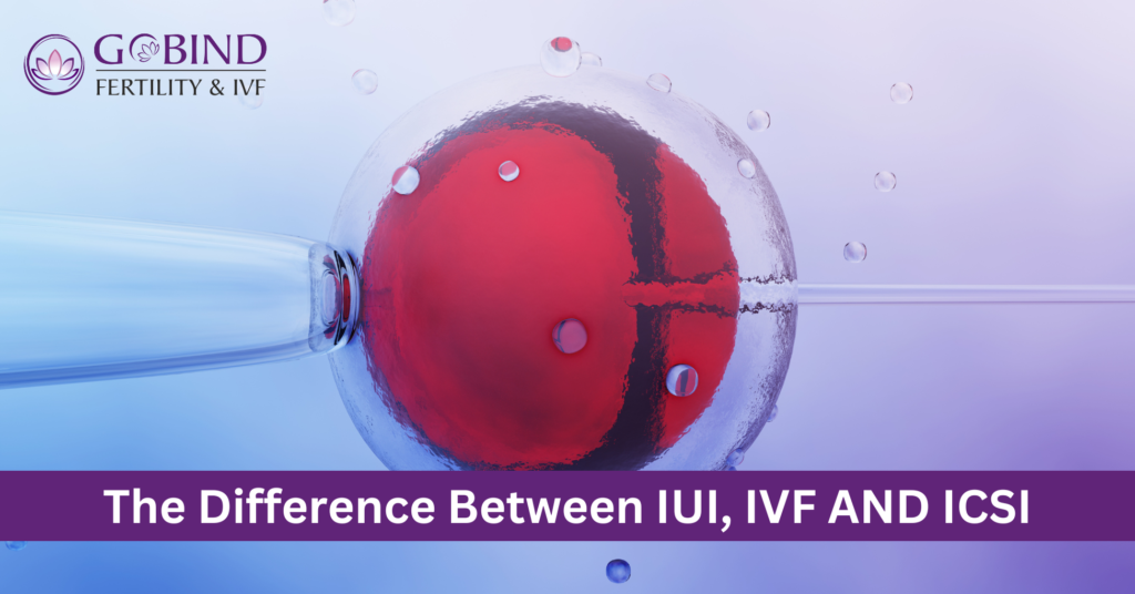 Difference Between IUI, IVF AND ICSI | Gobind Fertility & IVF Centre 