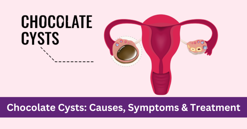 chocolate cysts causes, symptoms, and treatment
